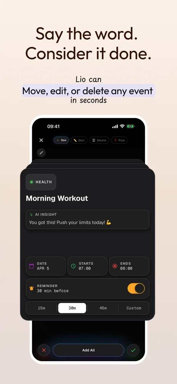 Screenshot #2 pour DayStream: Daily AI Planner