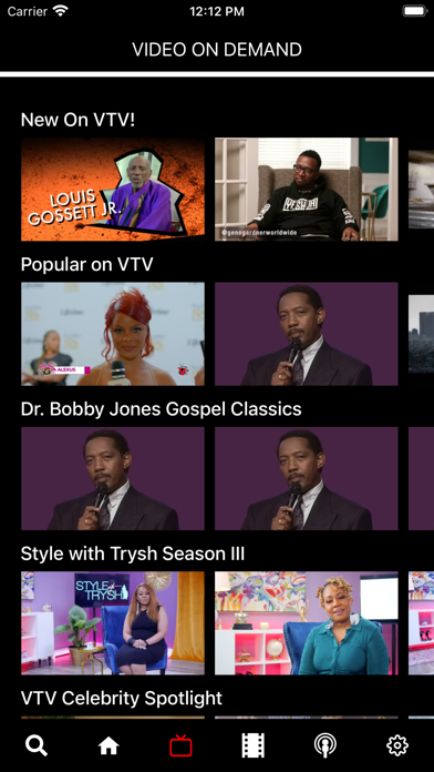 VTV Television Network Screenshot