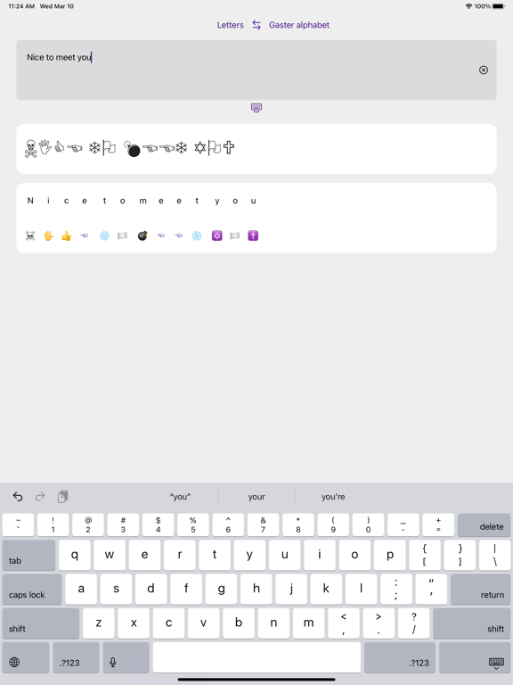Screenshot #5 pour Gaster Dingbats