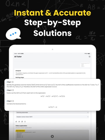 Uknow.AI: Homework&Math Solver iPad screenshot
