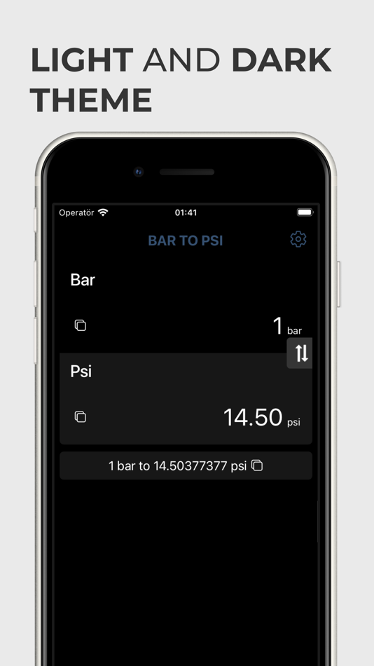 #5. Bar to Psi Converter (iOS) 由: DINCER DEGRE