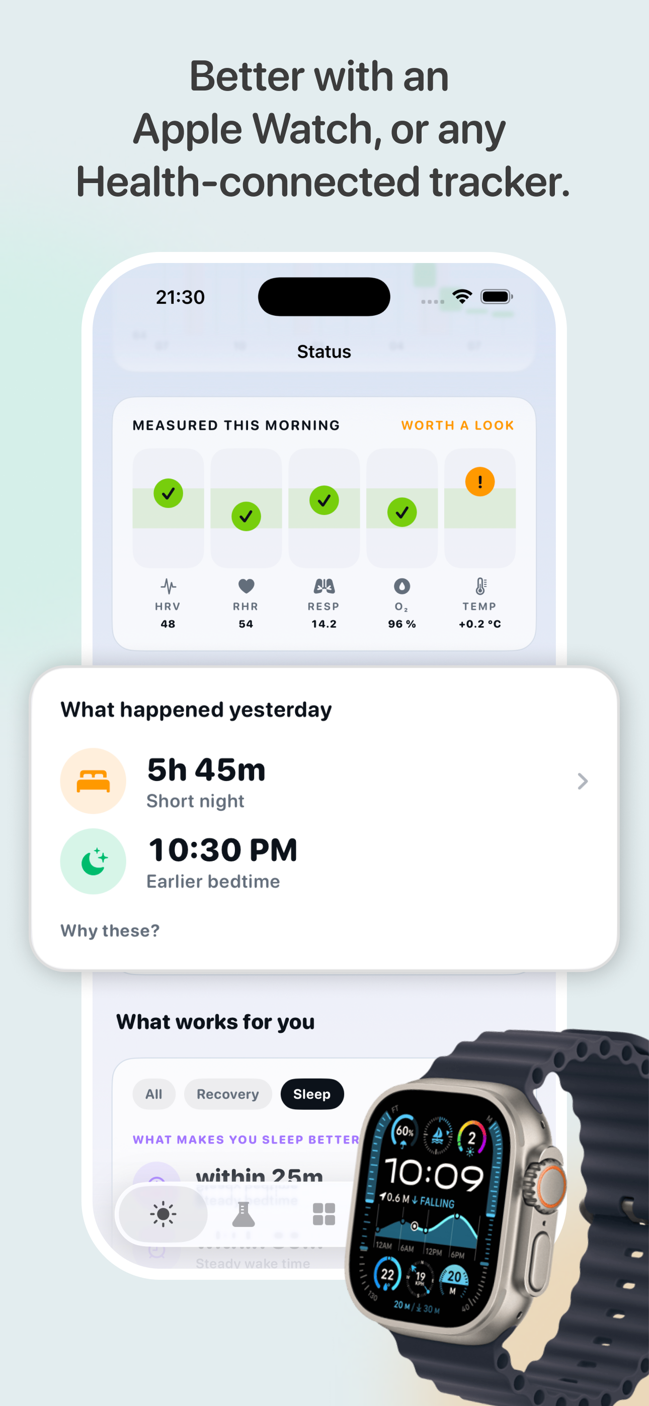 StatGrove: Sleep Tracker, HRV screenshot 2
