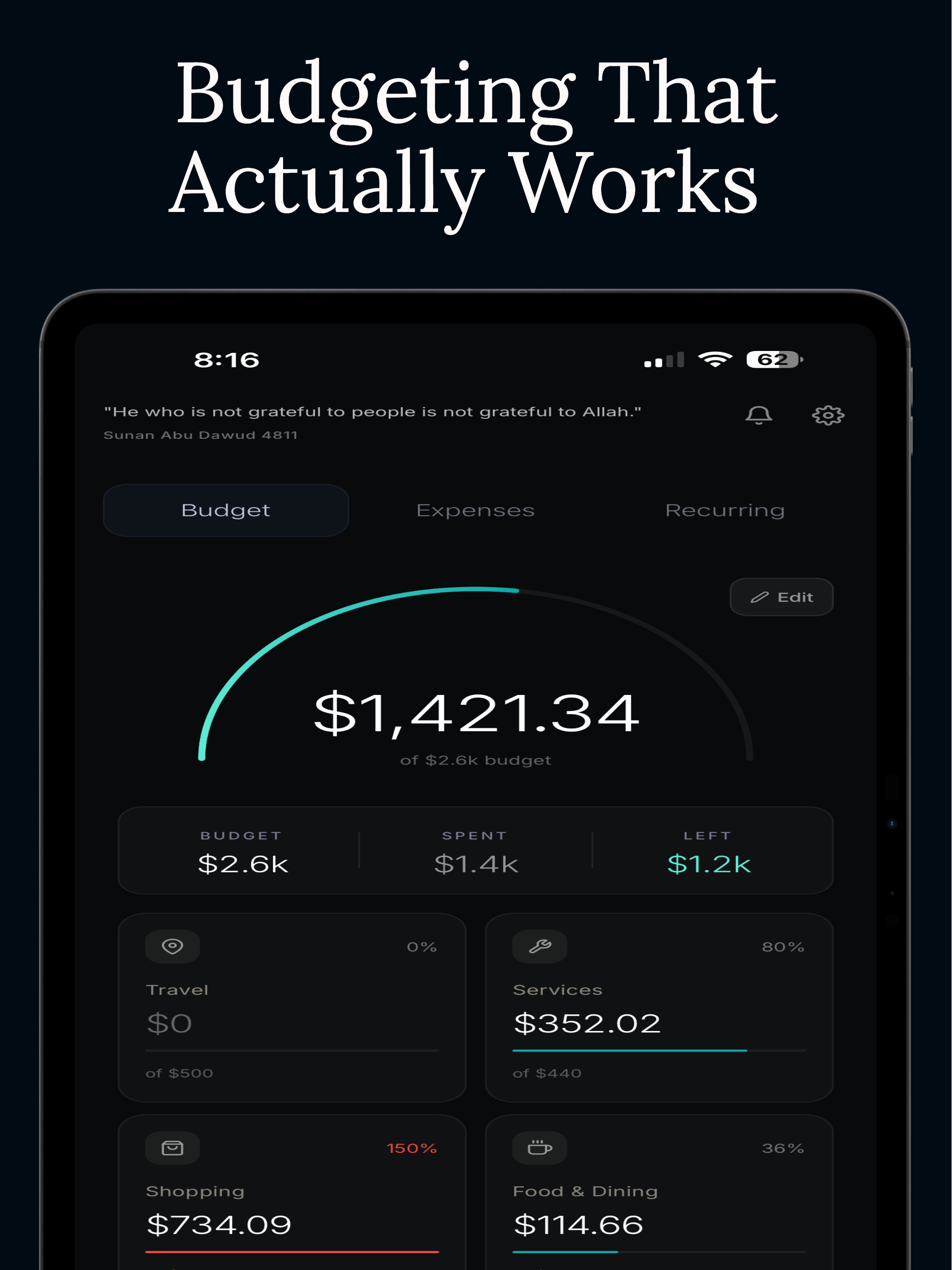 Wali: Budget & Track Money