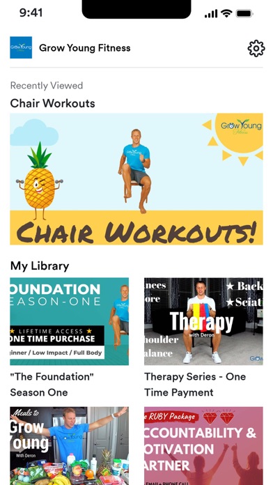 Grow Young Fitness Screenshot