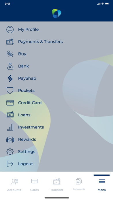 African Bank Screenshot