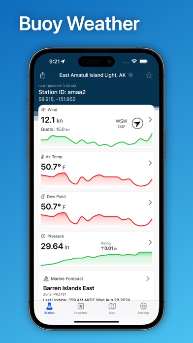 Screenshot #1 pour BuoyPro: Marine Buoy Weather