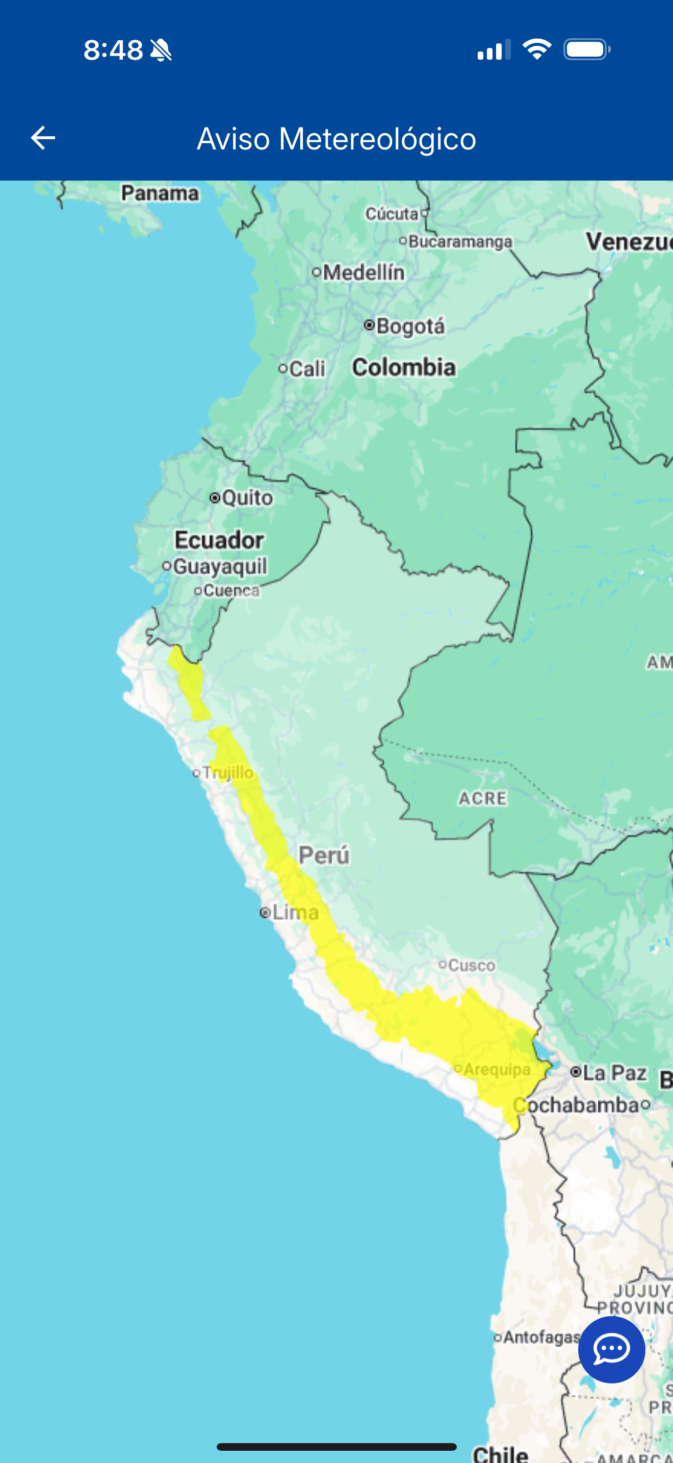 SENAMHI PERU Móvil