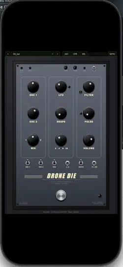 Capture d'écran de DroneDie: Drone Synthesizer sur iPhone 1