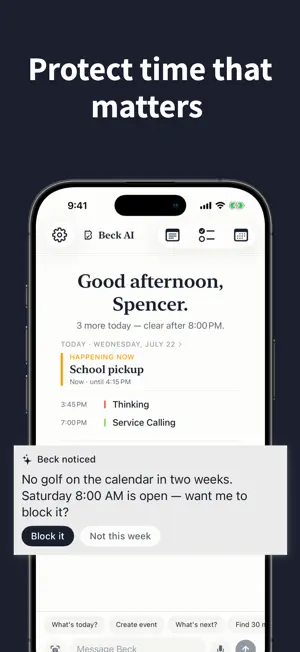 Beck: AI Calendar Assistant screenshot 3