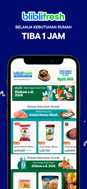 Blibli iPhone screenshot 1