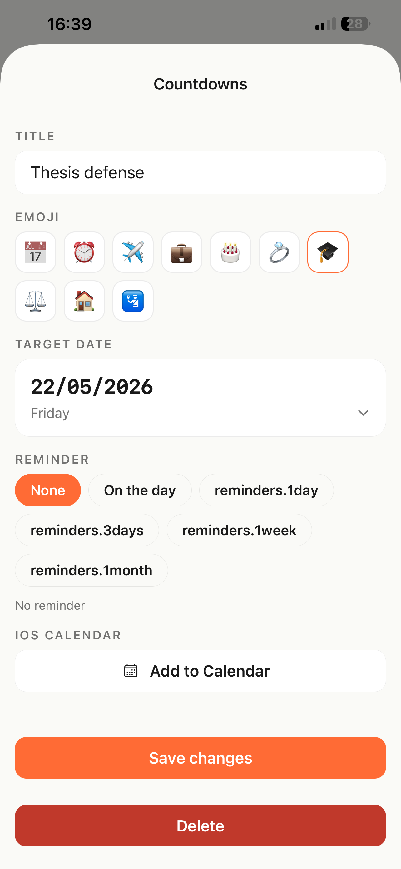 Deadline & Calendar Pro screenshot 4