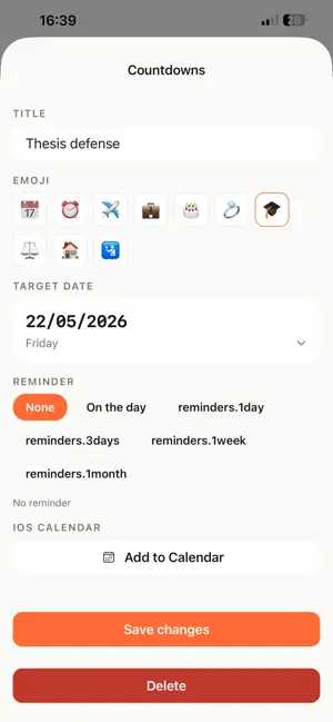 Deadline & Calendar Pro screenshot 4