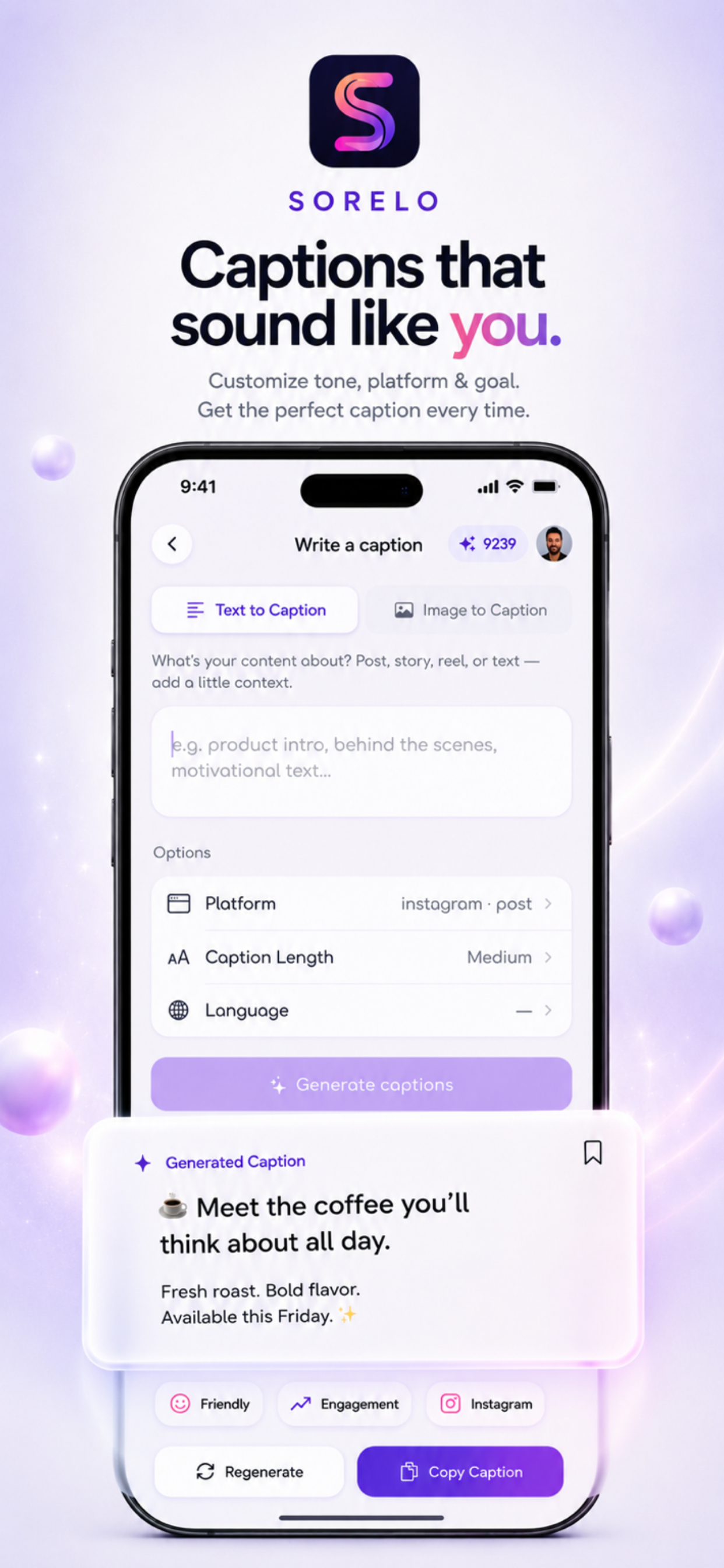 Sorelo: Captions & Design screenshot 6