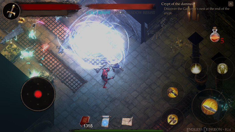 #6. Powerlust - Action RPG offline (iOS) 由: Bartlomiej Mamzer