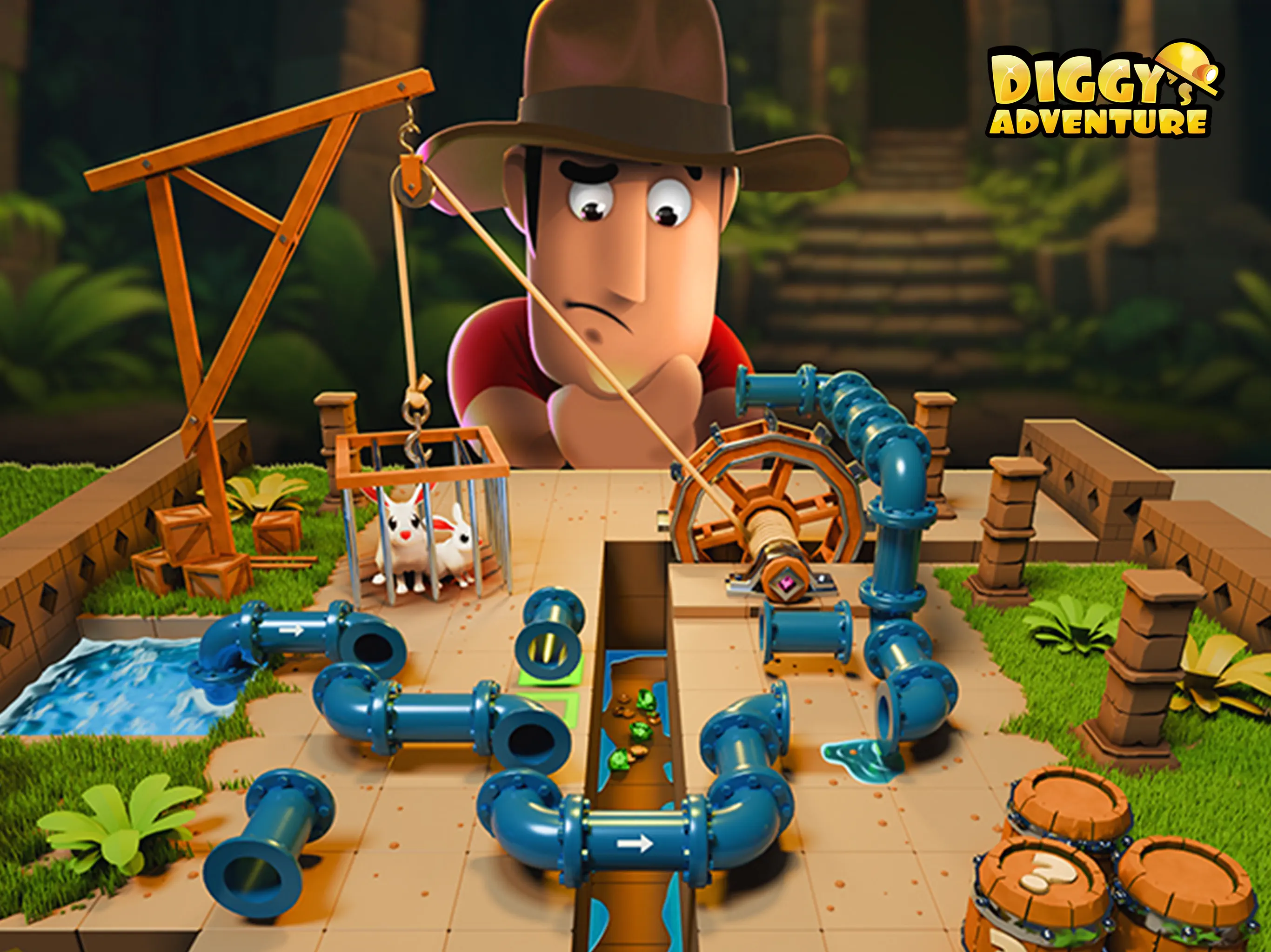 #6. Diggy's Adventure Quest: Maze (iOS) By: Pixel Federation Games