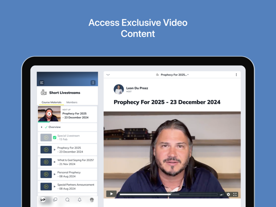Leon du Preez iPad screenshot 4 - Social Networking app