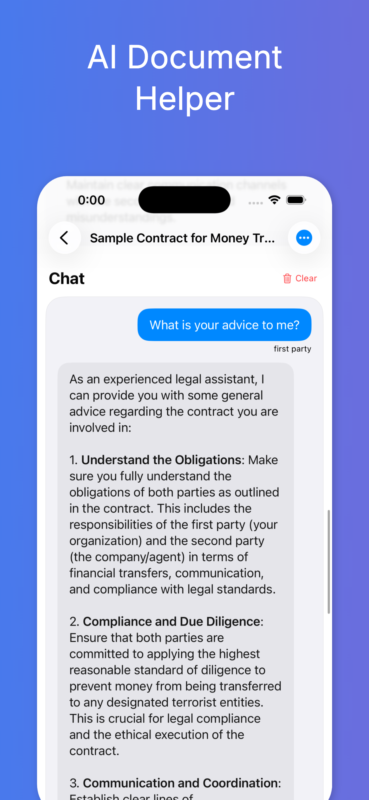 AI Lawyer: legal documents