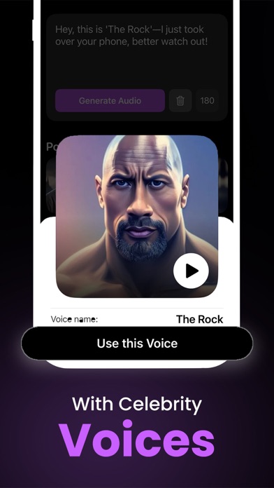 Screenshot #3 pour CelebVoicer - Voice Changer