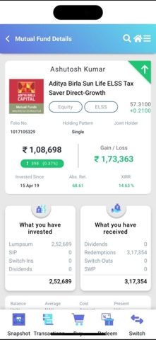 AMINVEST screenshot
