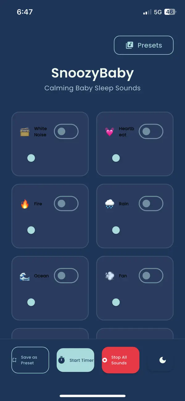 Screenshot #3 pour SnoozyBaby Sleep Aid