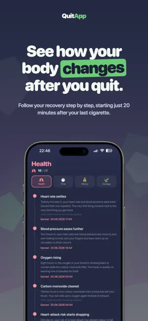 QuitApp: Quit Smoking For Good screenshot 3