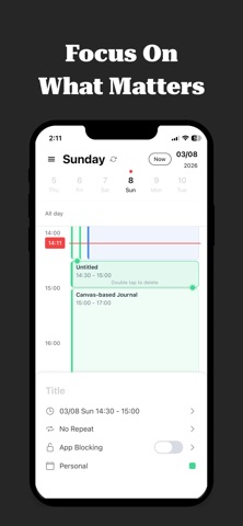 LifeBlocks: Daily Calendar iPhone screenshot