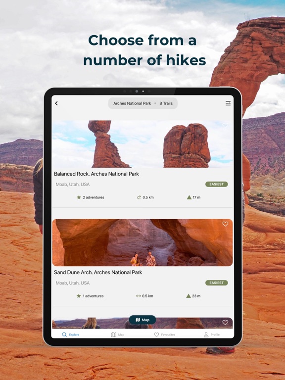 TrailCollectiv - Family Hikes iPad screenshot 2 - Lifestyle app