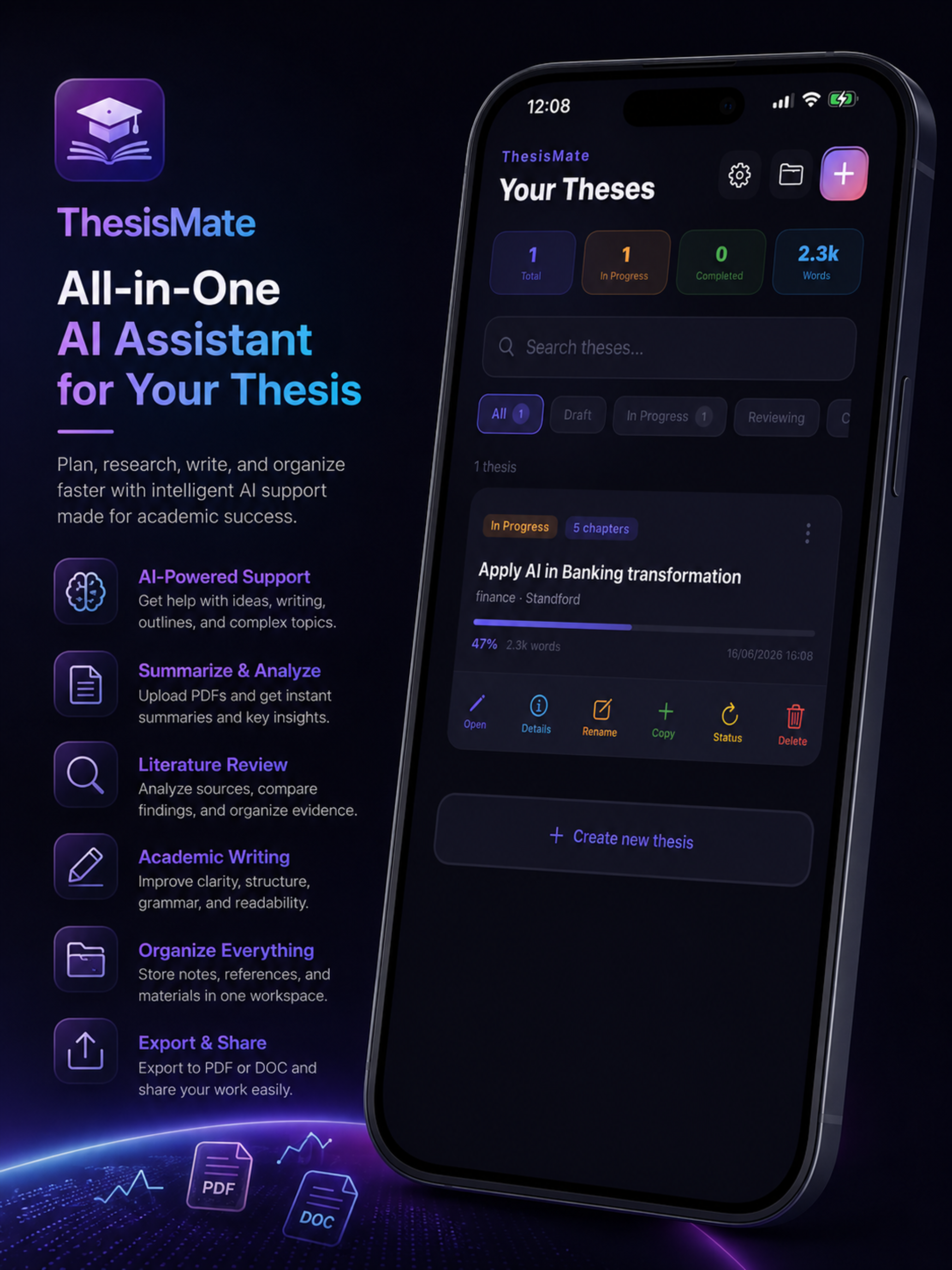 ThesisMate: Research Assistant