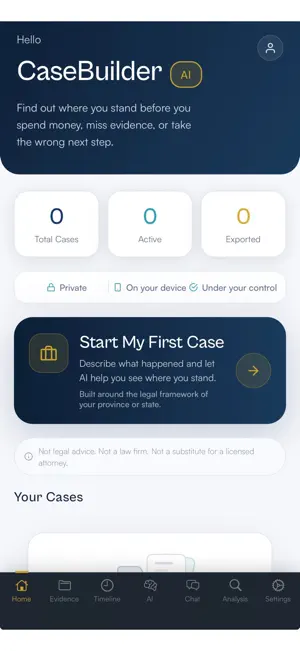 CaseBuilder AI (4f93e7) screenshot 1