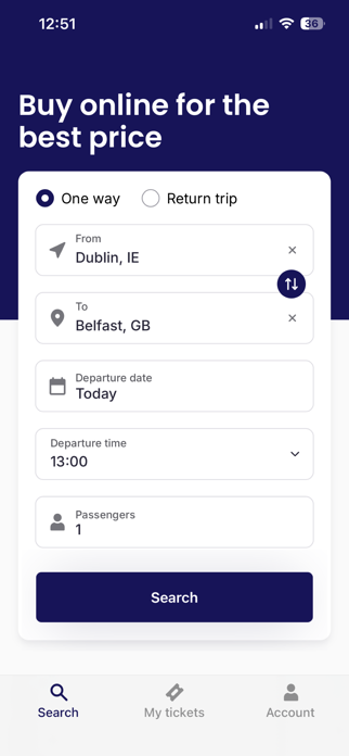 Dublin Express Screenshot 1 of 3