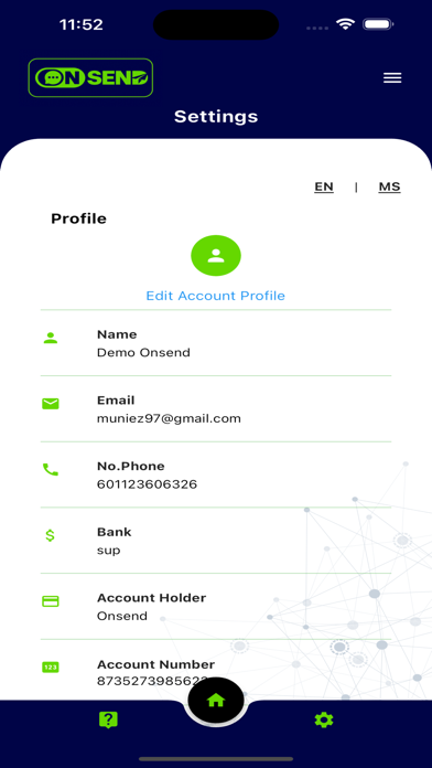 OnSend Screenshot