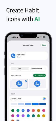 Daymark Habits iPhone screenshot