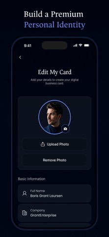 Visite: Digital Business Card Screenshot 3 of 5