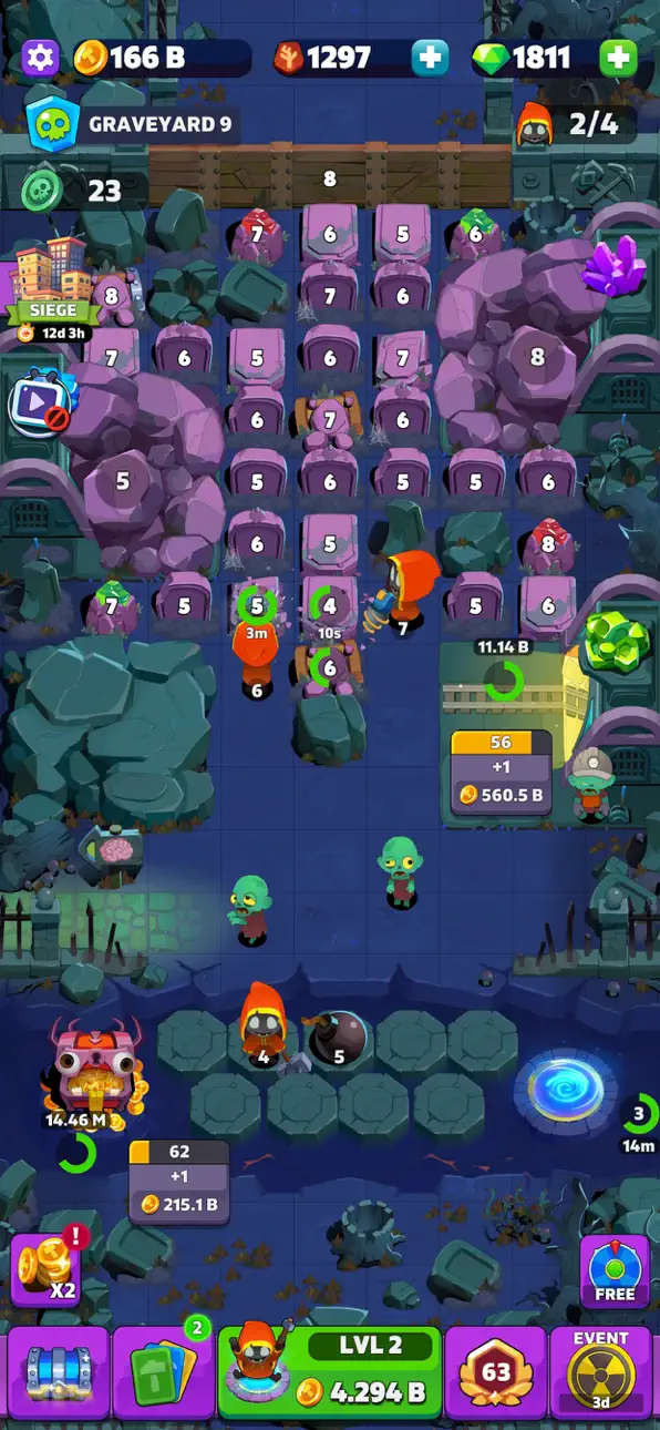 Tomb Miner: Idle Gold Tycoon Hack screenshot 5 - iOS game interface