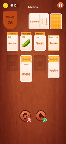 Associations - Solitaire Game iPhone screenshot