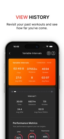 Oarca: Rowing App Screenshot 8 of 9