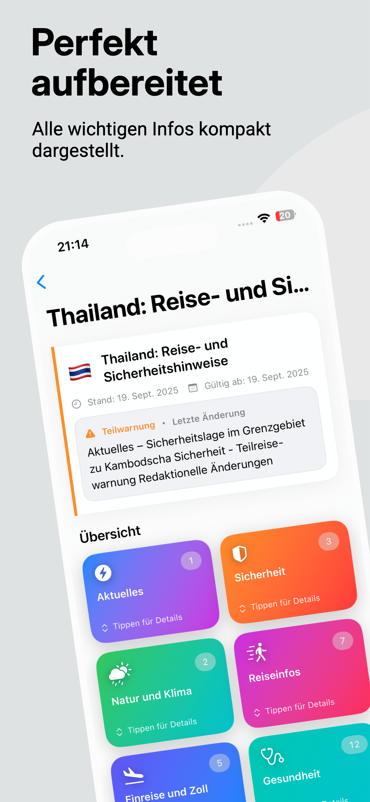 Reisewarnung Live screenshot 3