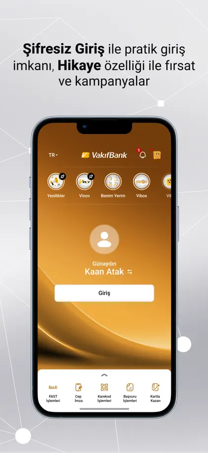 Screenshot 3 von 6 zu VakıfBank Mobil Bankacılık