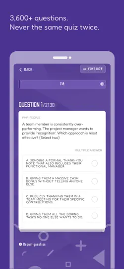 PMP CAPM Exam Prep: With AI iPhone Screenshot 2