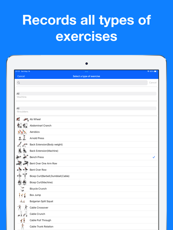 Screenshot #4 pour Fitness Recorder+ Pro