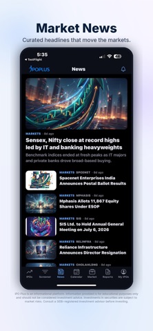 IPO Plus iPhone screenshot