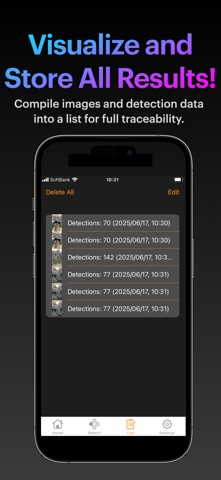 MOD Vision Steel Detection AI iPhone screenshot