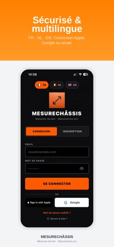 Mesure Châssis screenshot