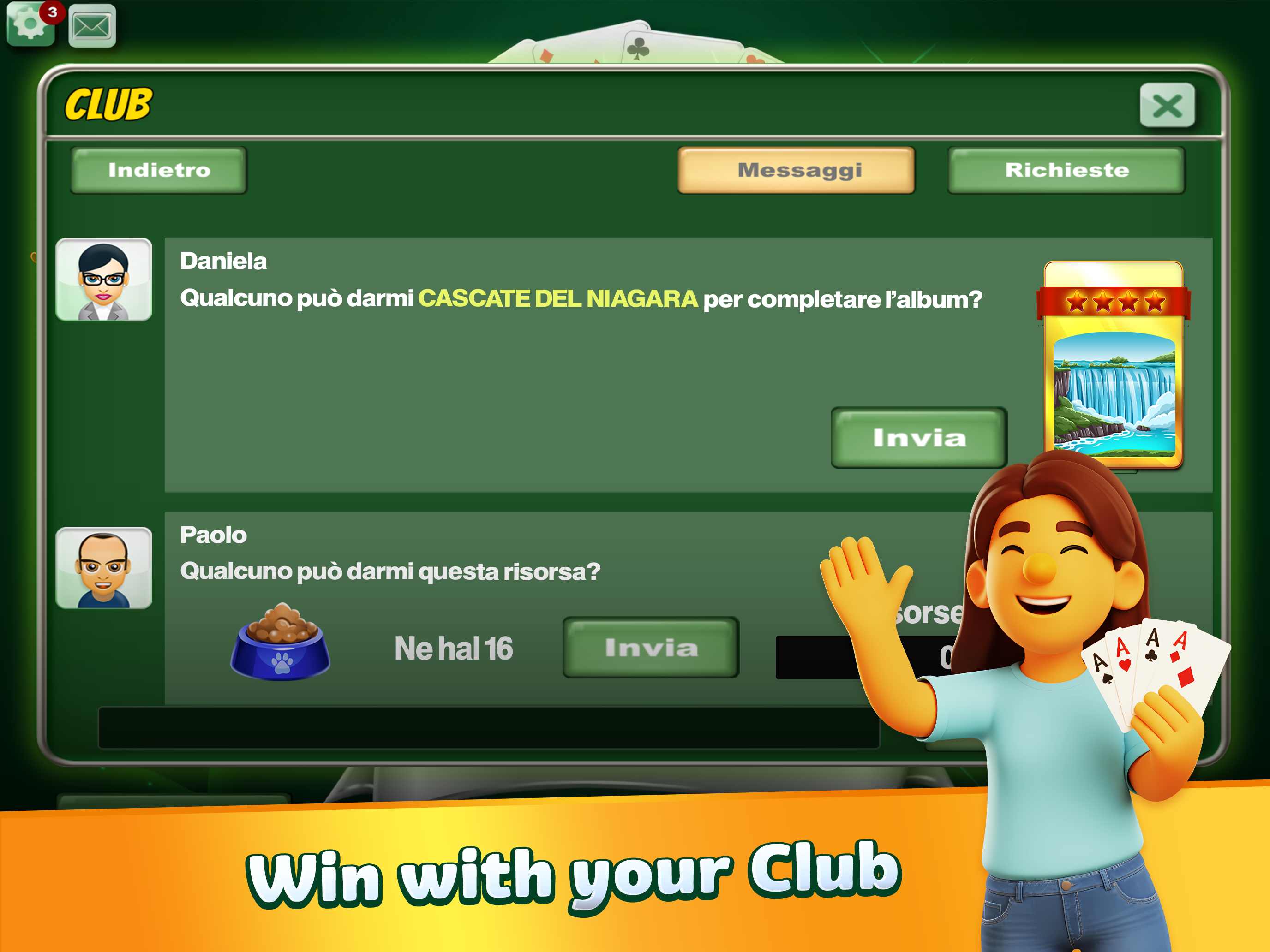 Burraco e Pinelle Online screenshot 11