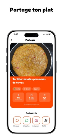 ScanCook - recettes IA screenshot