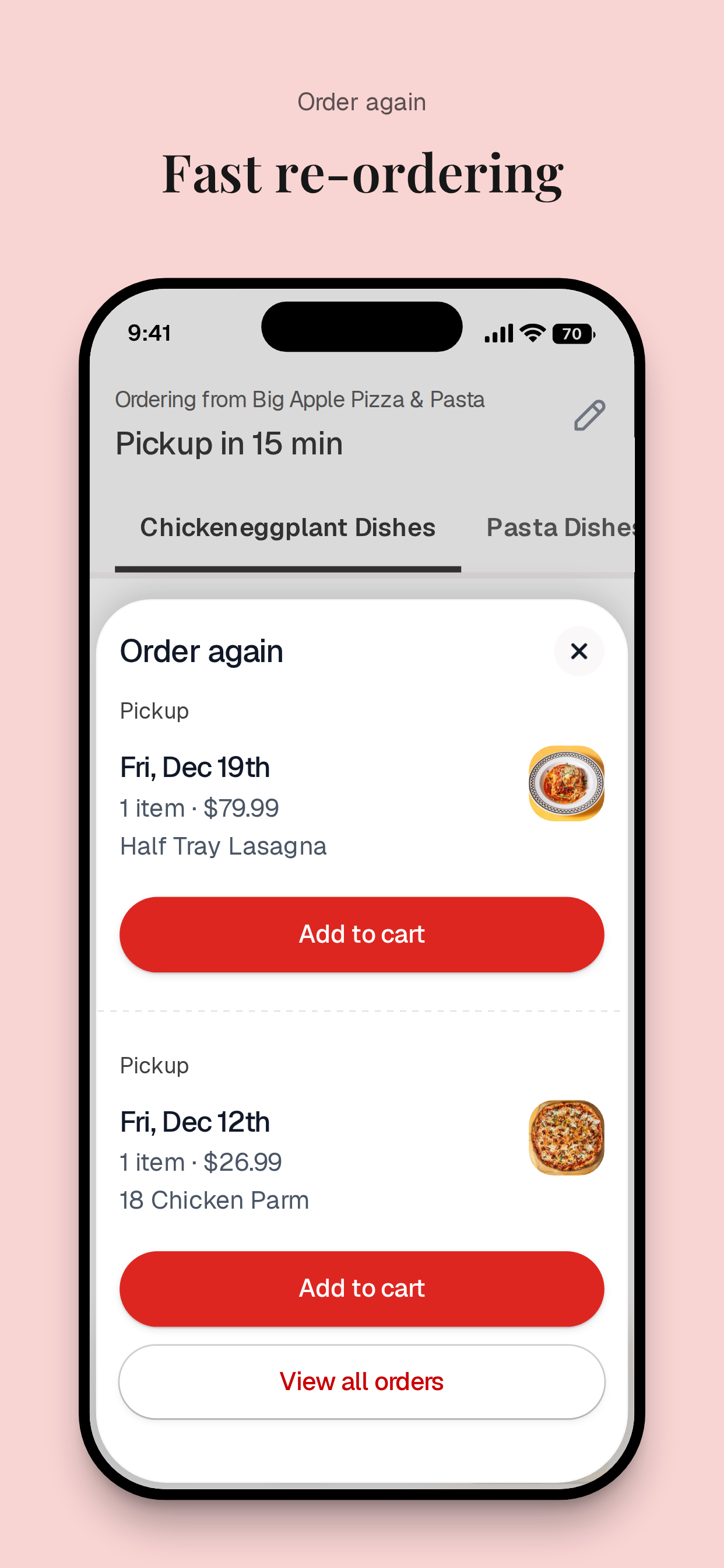 Big Apple Pizza & Pasta screenshot 4