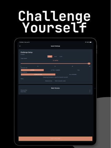 MorseForge iPad screenshot
