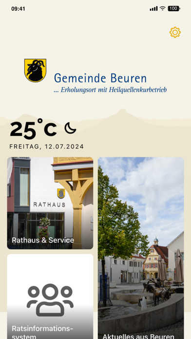 Gemeinde Beuren Screenshot