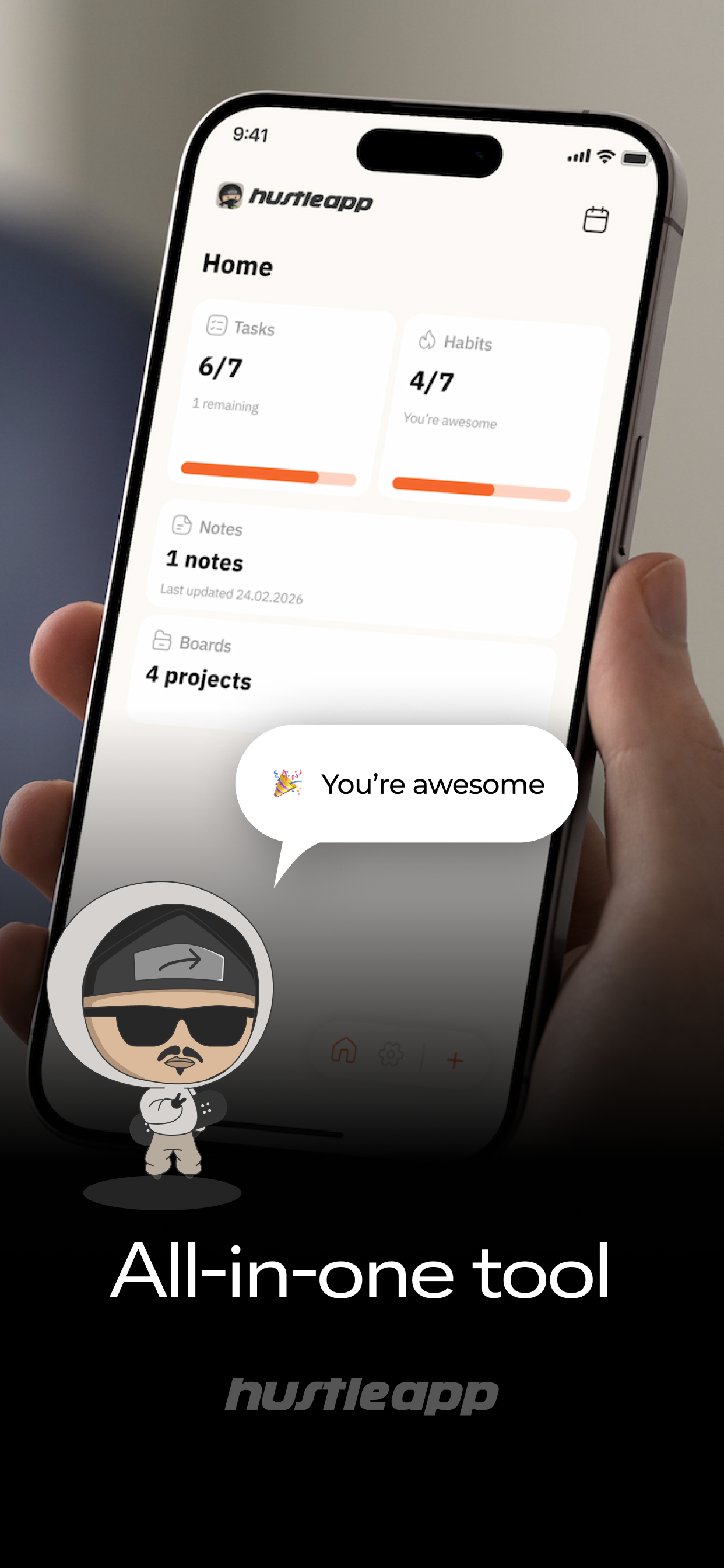HustleApp: Productivity OS screenshot 4