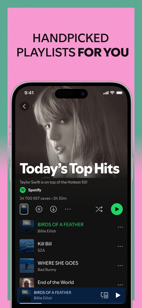 Spotify: Music and Podcasts - Curated Playlist Discovery